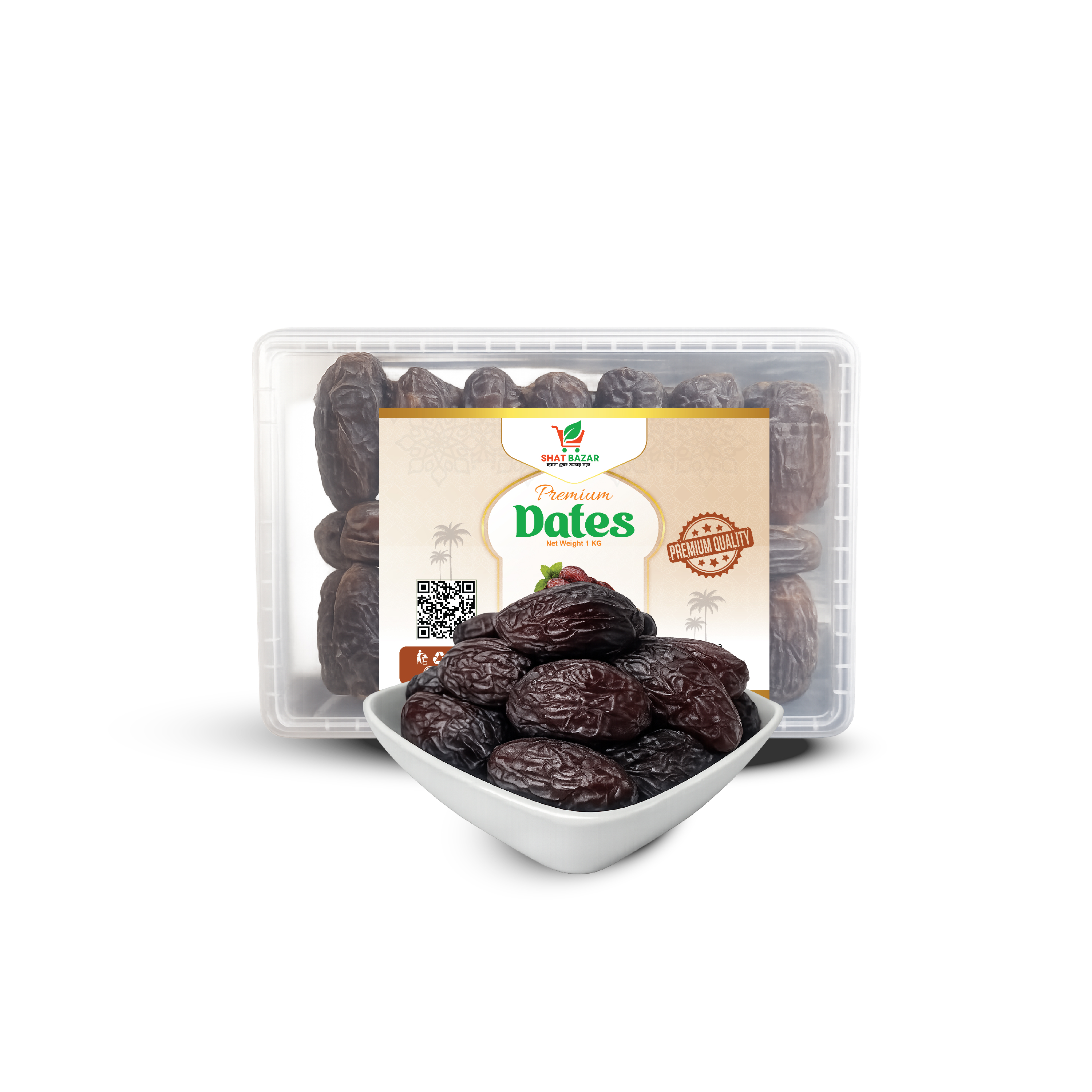 Medjool Dates (মেডজুল খেজুর)  500g
