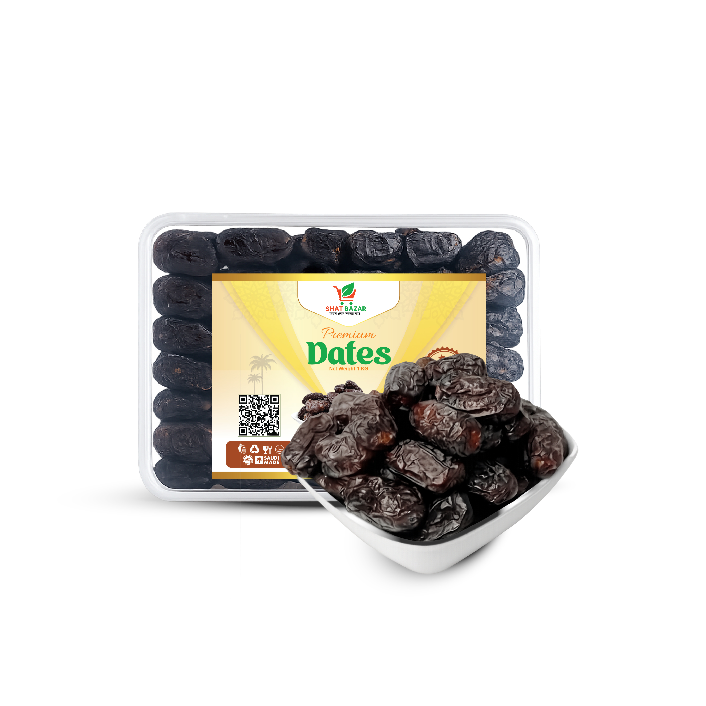 Kalmi Maryam Dates (Saudi) ( কালমি মরিয়ম খেজুর) 500g